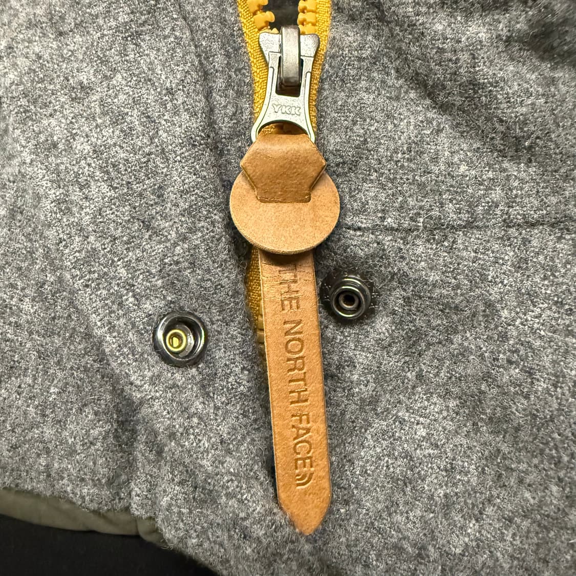 [정품/90] 노스페이스 후드 자켓 그레이 카키 b18 상품이미지7