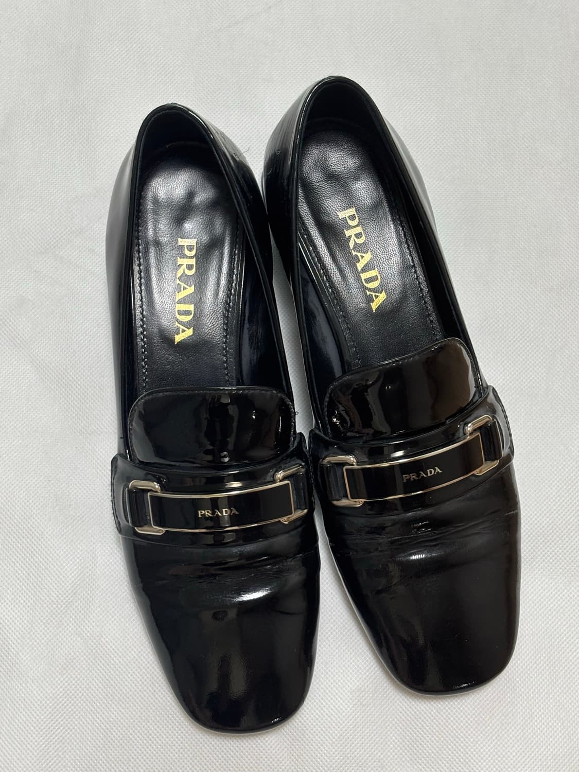 프라다 블랙 페이던트 로퍼 [230-5] 상품이미지5