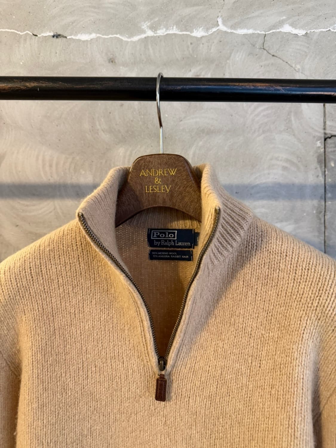 폴로 랄프로렌 쿼터짚 짚업 니트 100 상품이미지3