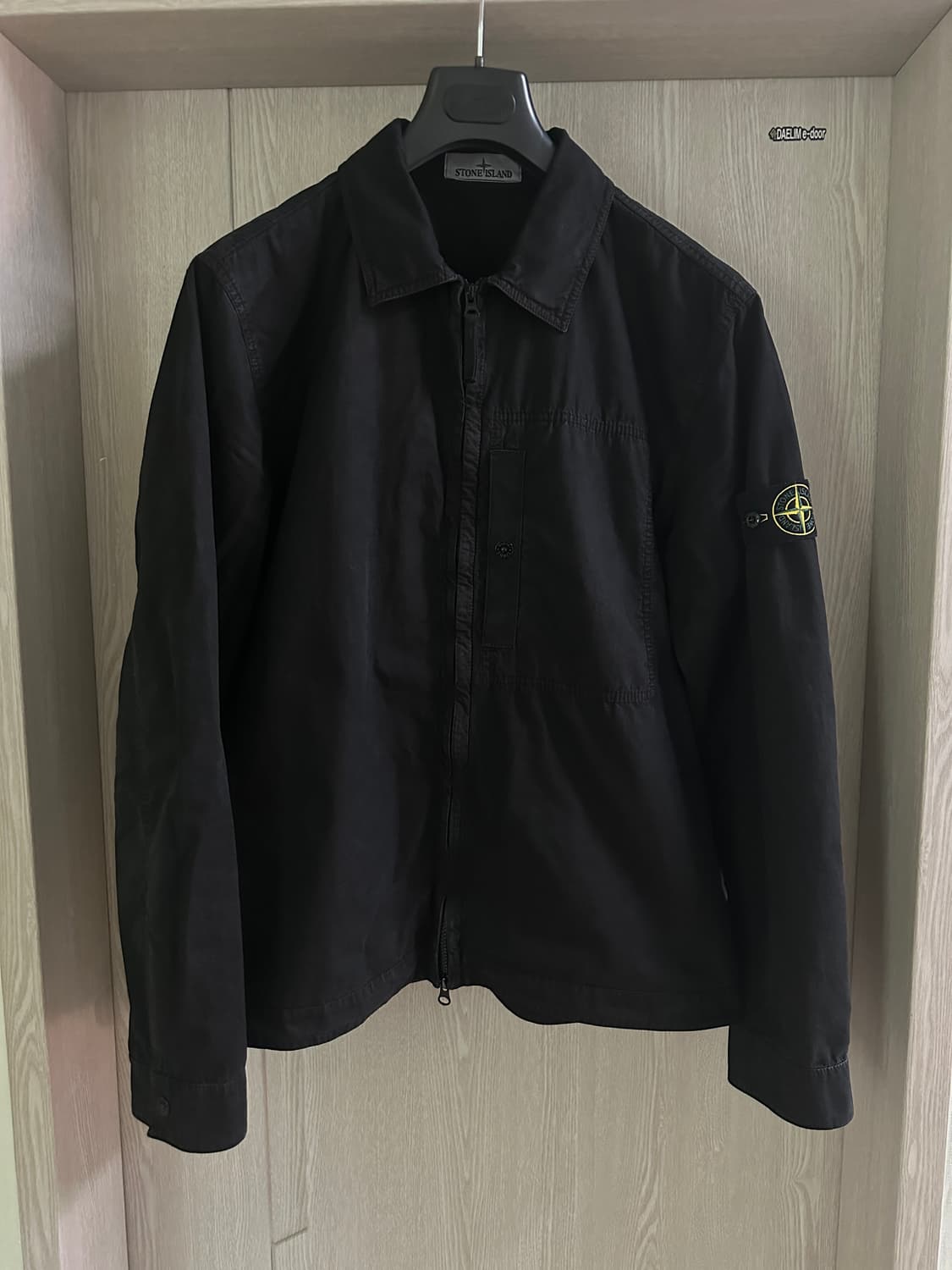 스톤아일랜드 25ss 오가닉 코튼 캔버스 올드 이펙트 오버셔츠 XL 상품이미지1