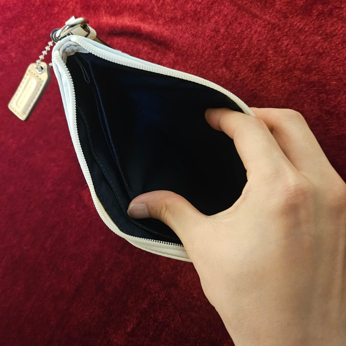 코치(COACH) 투톤 블럭 미니백 22 x 12 size 상품이미지7
