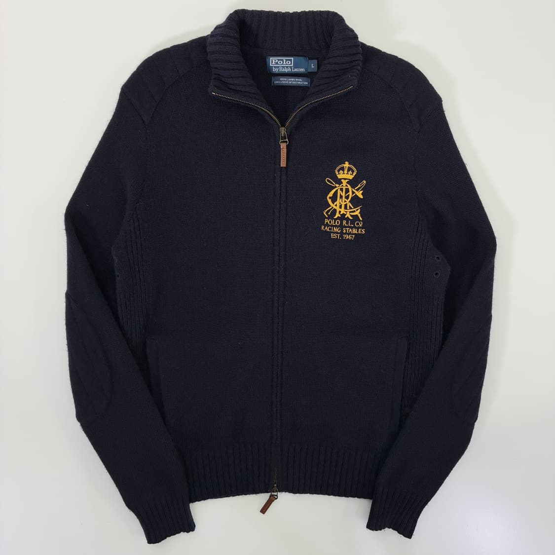 Polo 폴로 랄프로렌 크러스트 polo rl 램스울 2-way 집업 가 상품이미지1