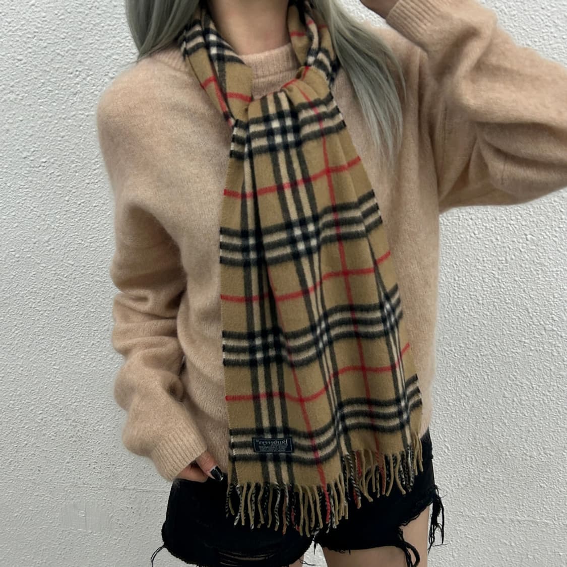 버버리 클래식 노바체크 캐시미어 머플러 상품이미지1