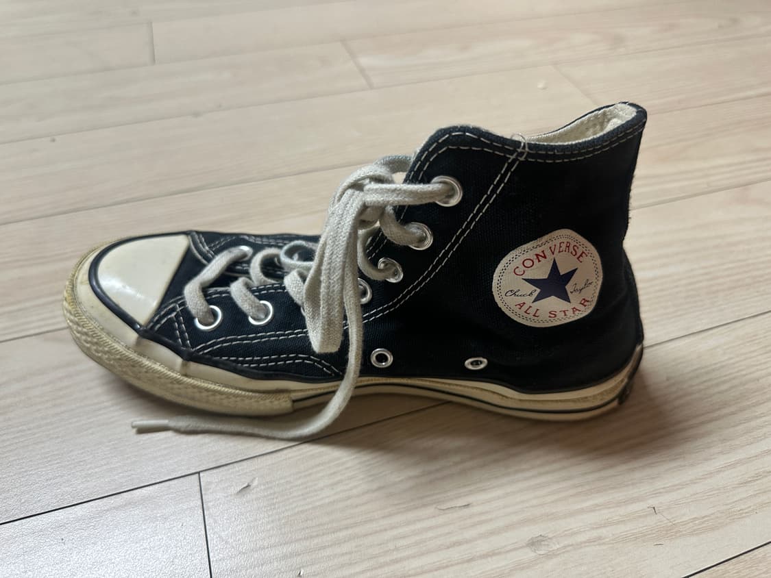 컨버스 척테일러 70 올스타 블랙 하이 스니커즈 상품이미지4