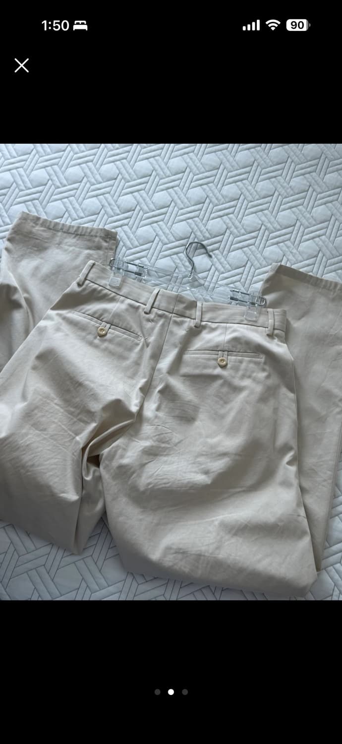 마르지엘라 팬츠 - 베이지 면바지 상품이미지2