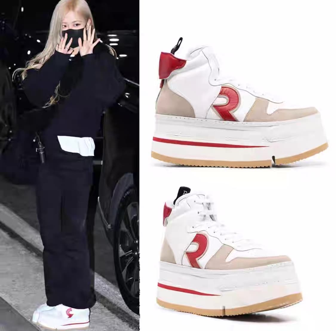 로제 애착신발) 알써틴 r13 riot 라이엇 스니커즈 42 상품이미지8