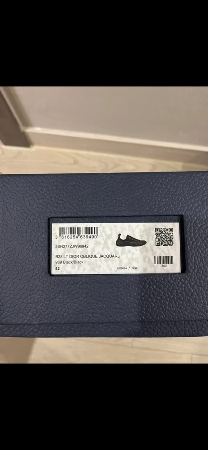 디올 남성 b28 오블리크 자카드 스니커즈 42사이즈 상품이미지5