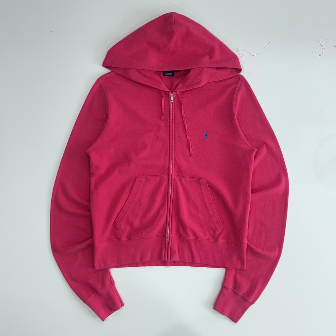 Polo 폴로 블루 포니 핑크 후드집업 상품이미지3