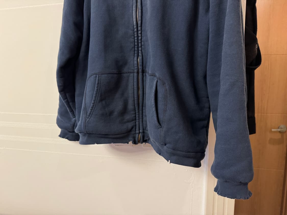 아프레쎄 25AW 후드집업 네이비 상품이미지2