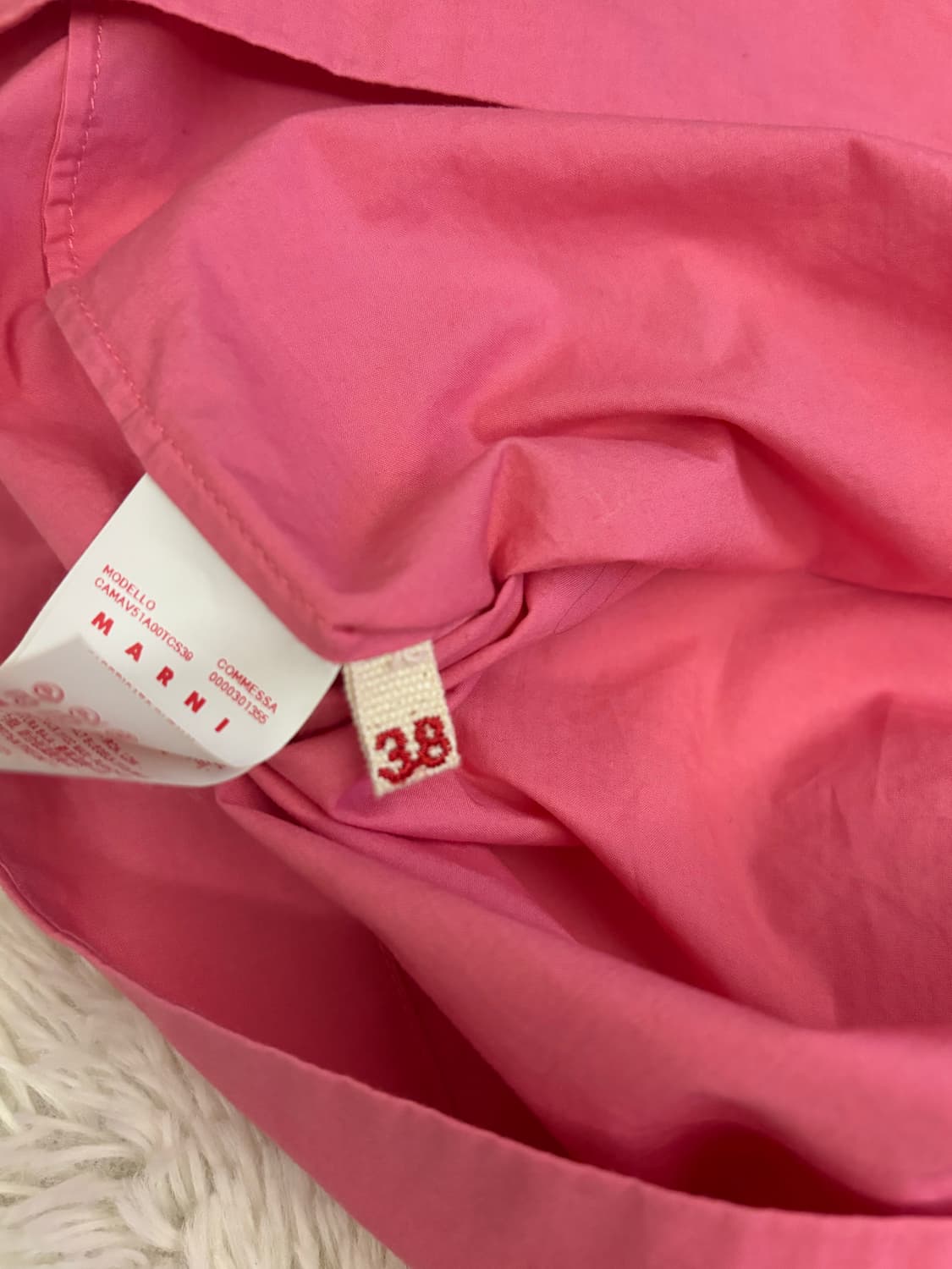 마르니 핑크 반팔 블라우스 상품이미지6