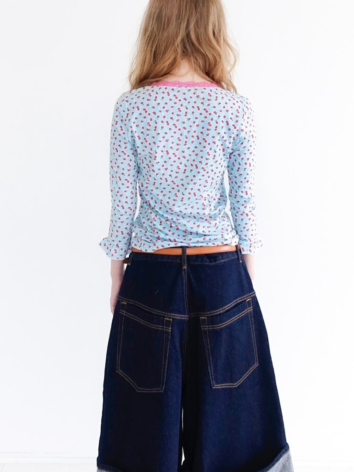 샵페어리 little strawberry lace top (mint) 상품이미지4