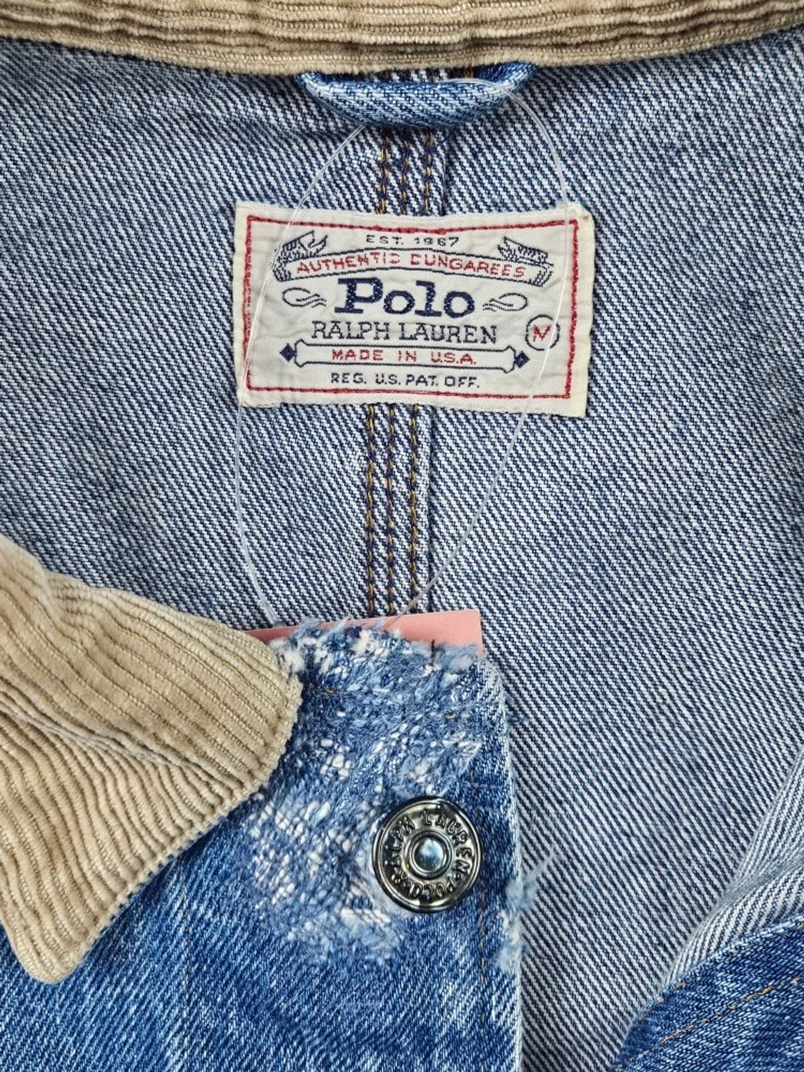 80's USA 폴로랄프로렌 덩가리 데님 트러커 자켓 (M)/ 10808 상품이미지8
