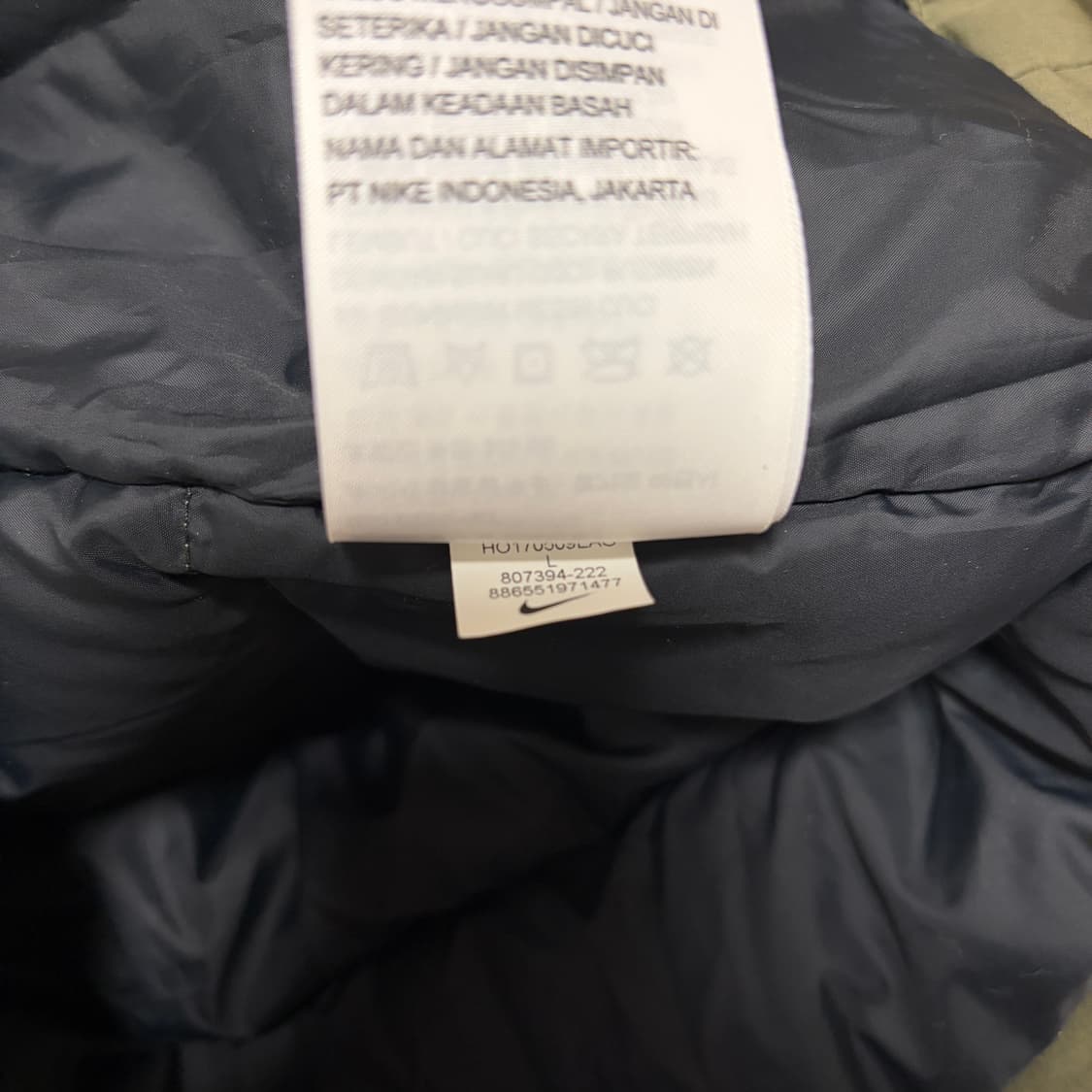 나이키 퓨추라 다운필 카키 투웨이 롱패딩 상품이미지5