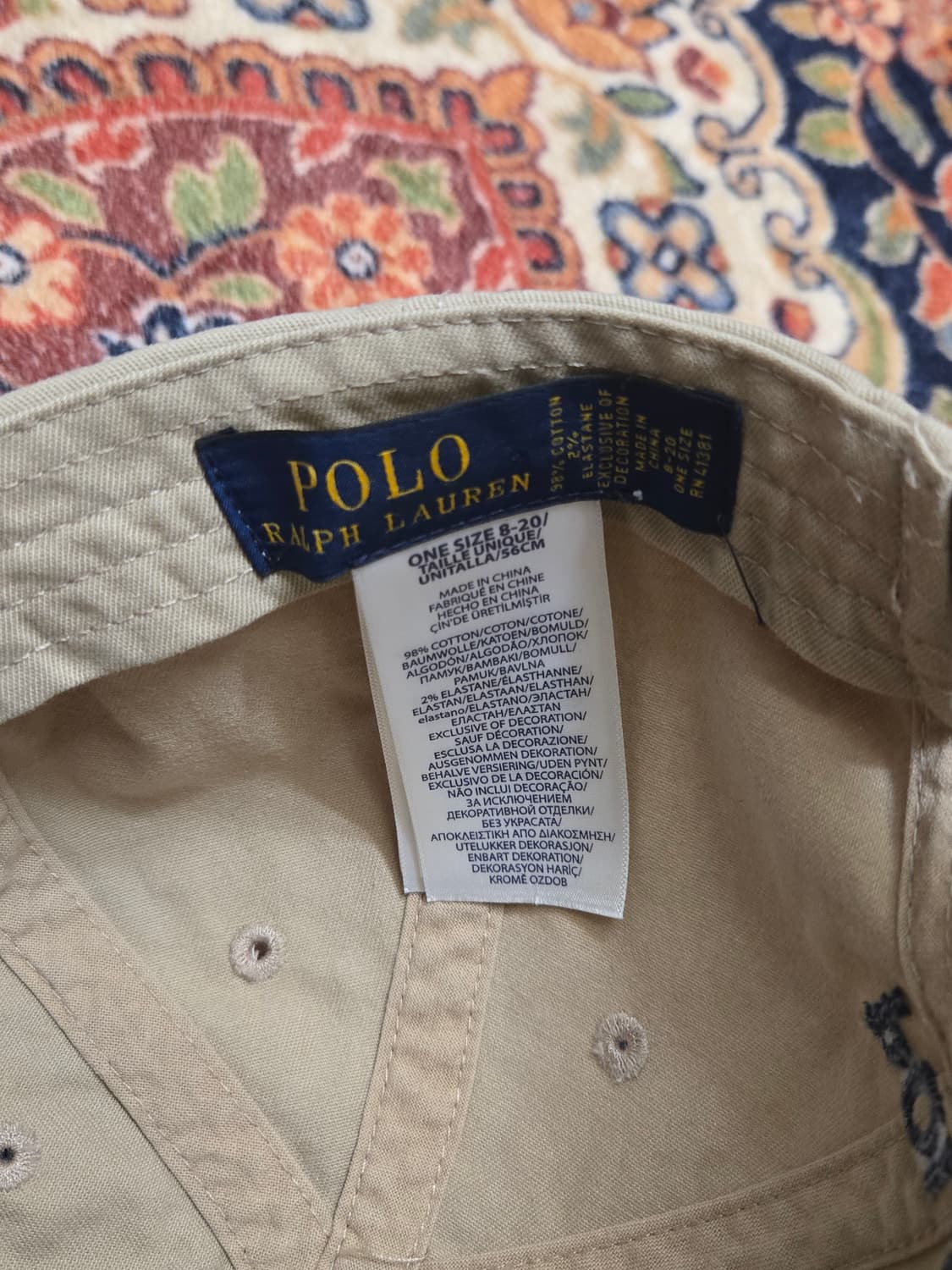 폴로 랄프 로렌 보이즈 빅포니 캡 (56cm)
 상품이미지7