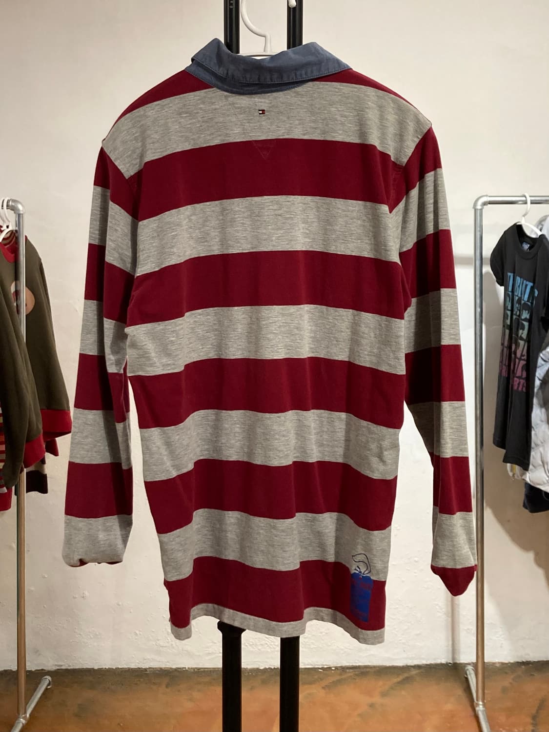 타미힐피거 슬림핏 카라 긴팔 티셔츠 상품이미지8