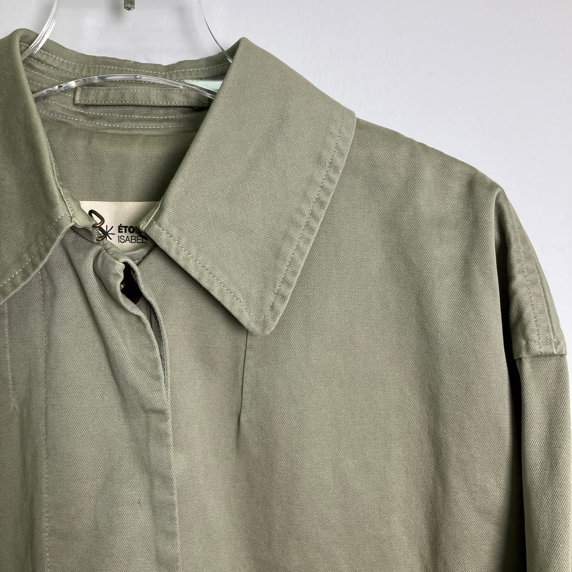 이자벨마랑 에뚜왈 카키 트렌치 코트 상품이미지4