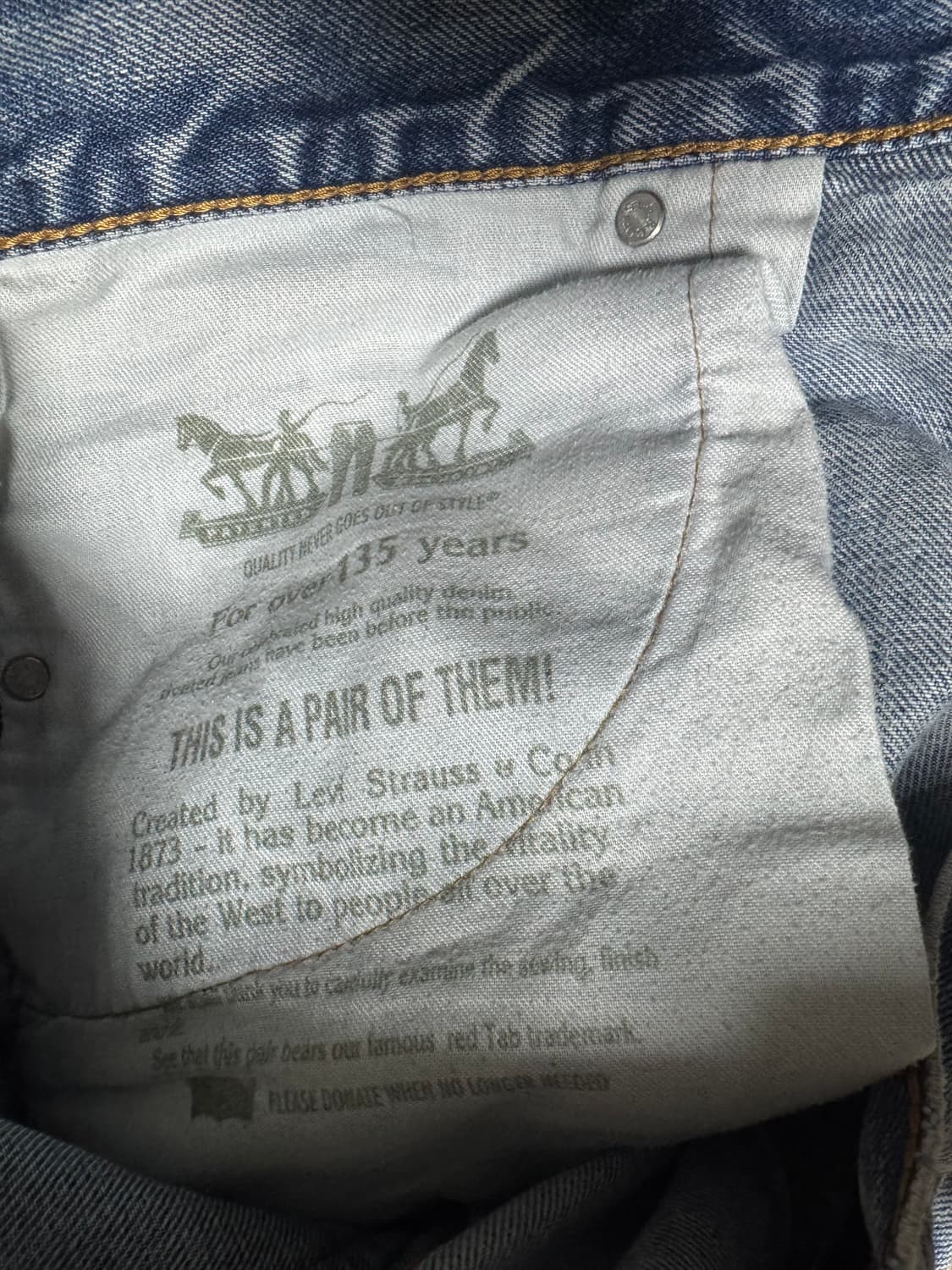 vintage Levis 517 Denim Pants (30) 상품이미지9