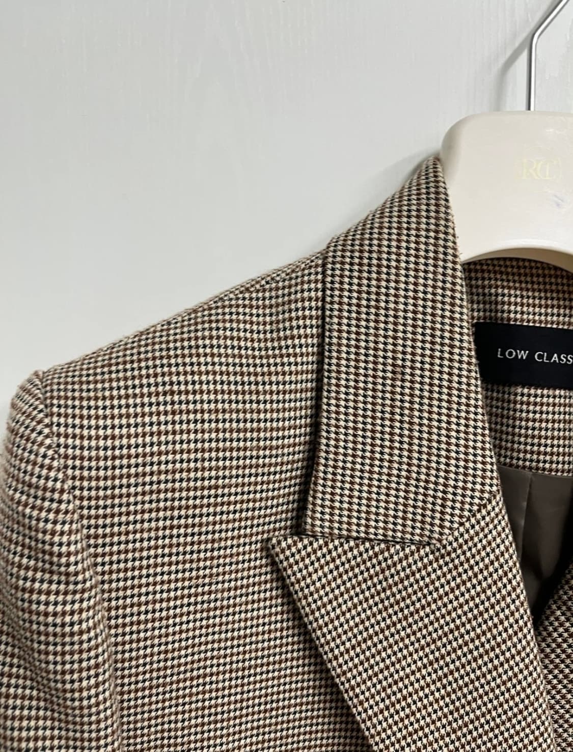 로우클래식 로브 체크 트렌치 코트 S 상품이미지7