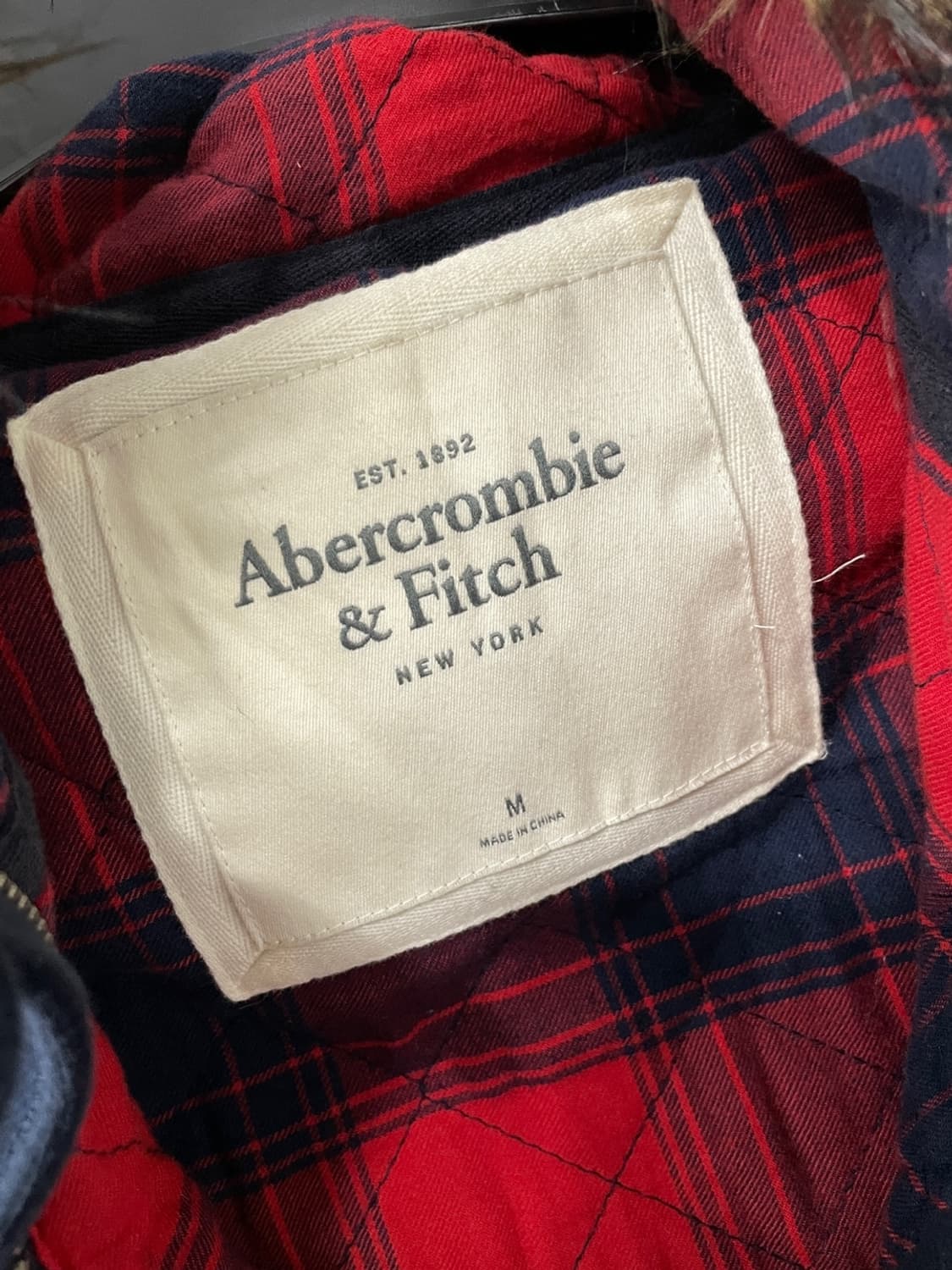 아베크롬비 퍼 후드 자켓 상품이미지5