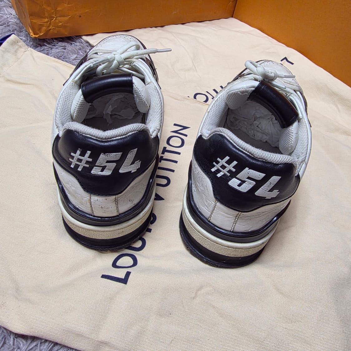 {클로젯}[6.5]루이비통 LV 트레이너 #54 스니커즈 블랙 상품이미지8