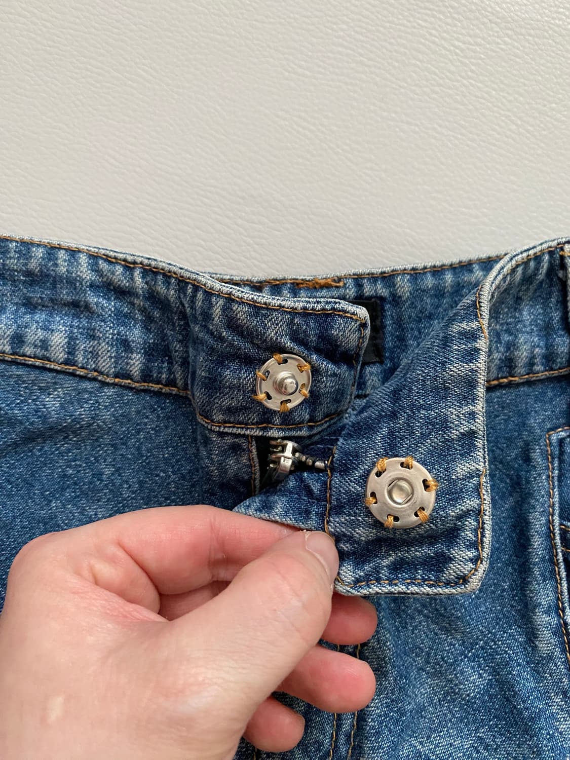 [돌체앤가바나(D&G)] 정품 빈티지 데님 미니스커트 26 상품이미지5