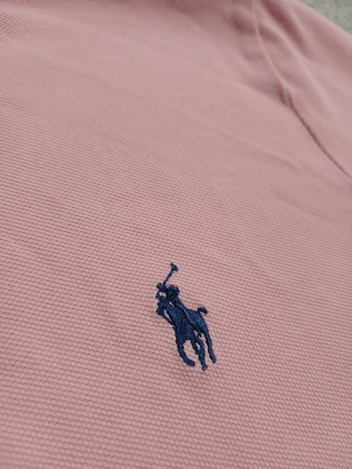 폴로 랄프로렌 핑크 긴팔 카라티 M 상품이미지5