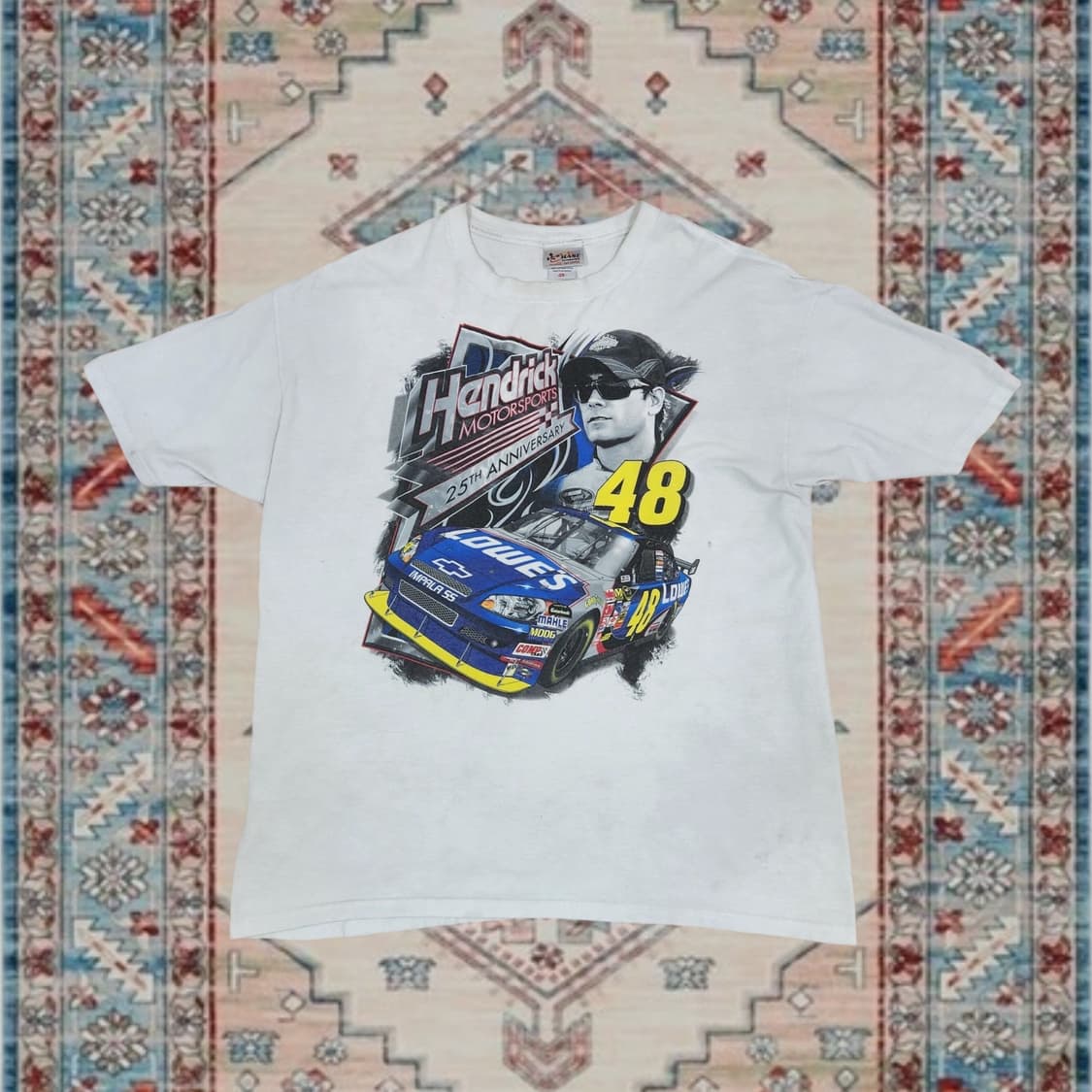 NASCAR 빈티지 헨드릭 모터스포츠 25주년 티셔츠 2XL 상품이미지1