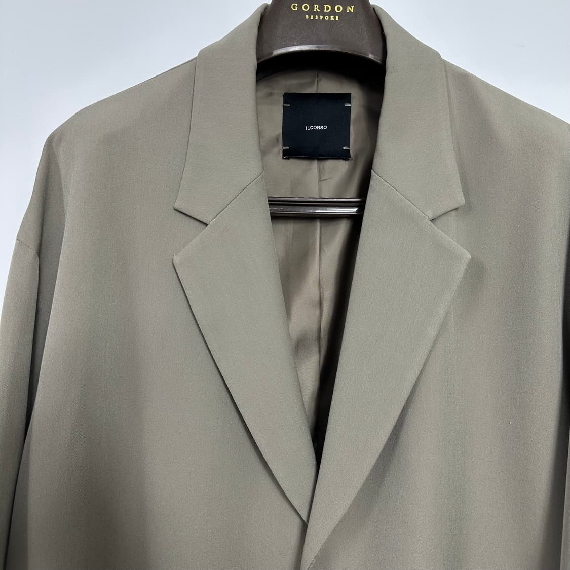 일꼬르소 봄 간절기 오버핏 싱글코트 상품이미지3