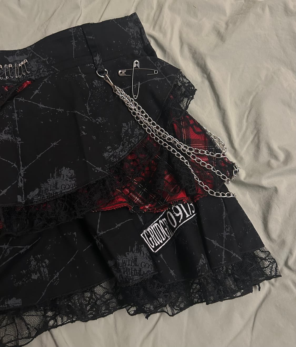 매드펑크 스커트 상품이미지4