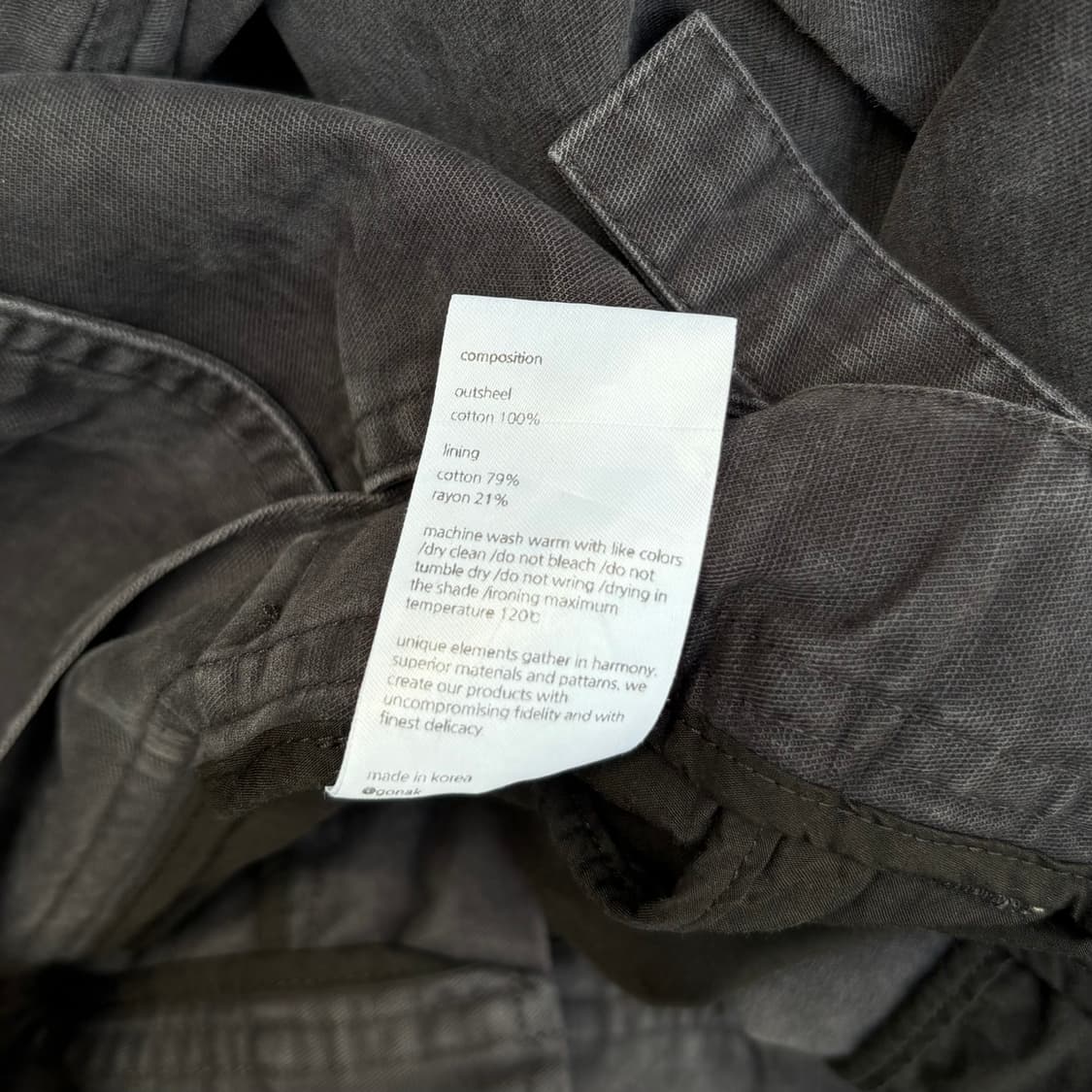 [3] gonak 고낙 워시드 치노팬츠 상품이미지6