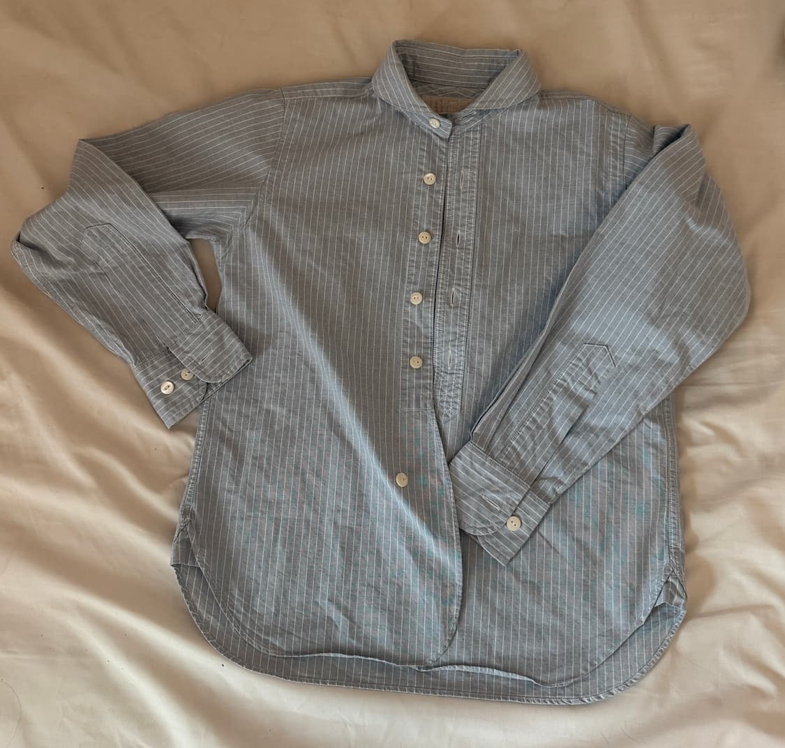 재팬 빈티지 스트라이프 셔츠 상품이미지1