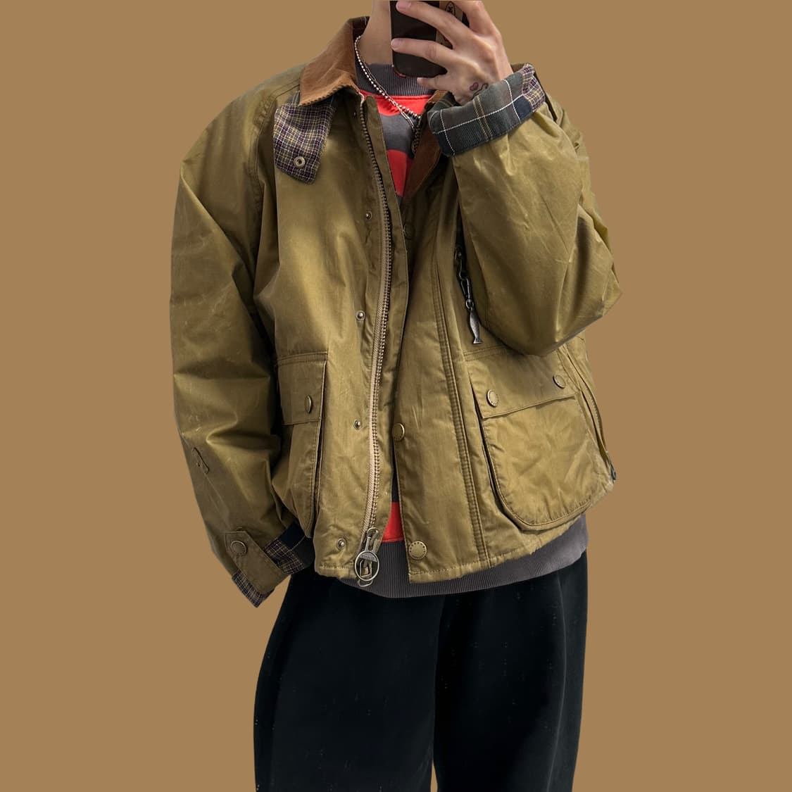 바버 by 알렉사청 라이트웨이트 왁스자켓 상품이미지3