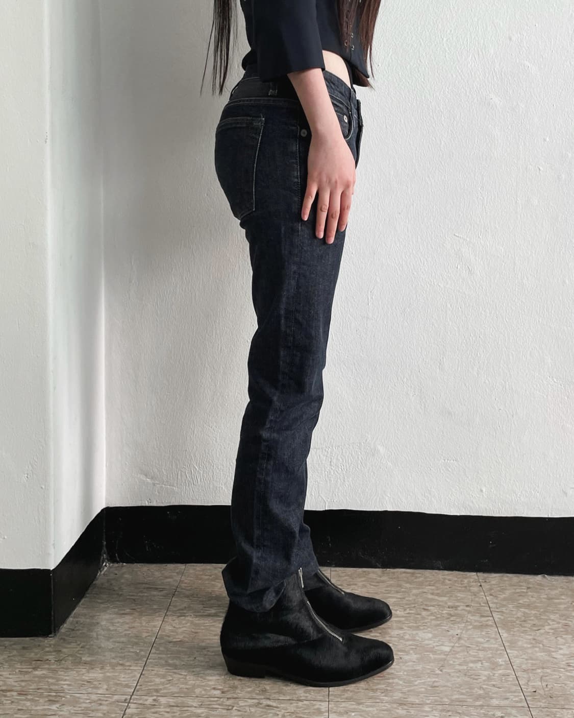 헬무트랭 슬림 스트레이트핏 데님 상품이미지3