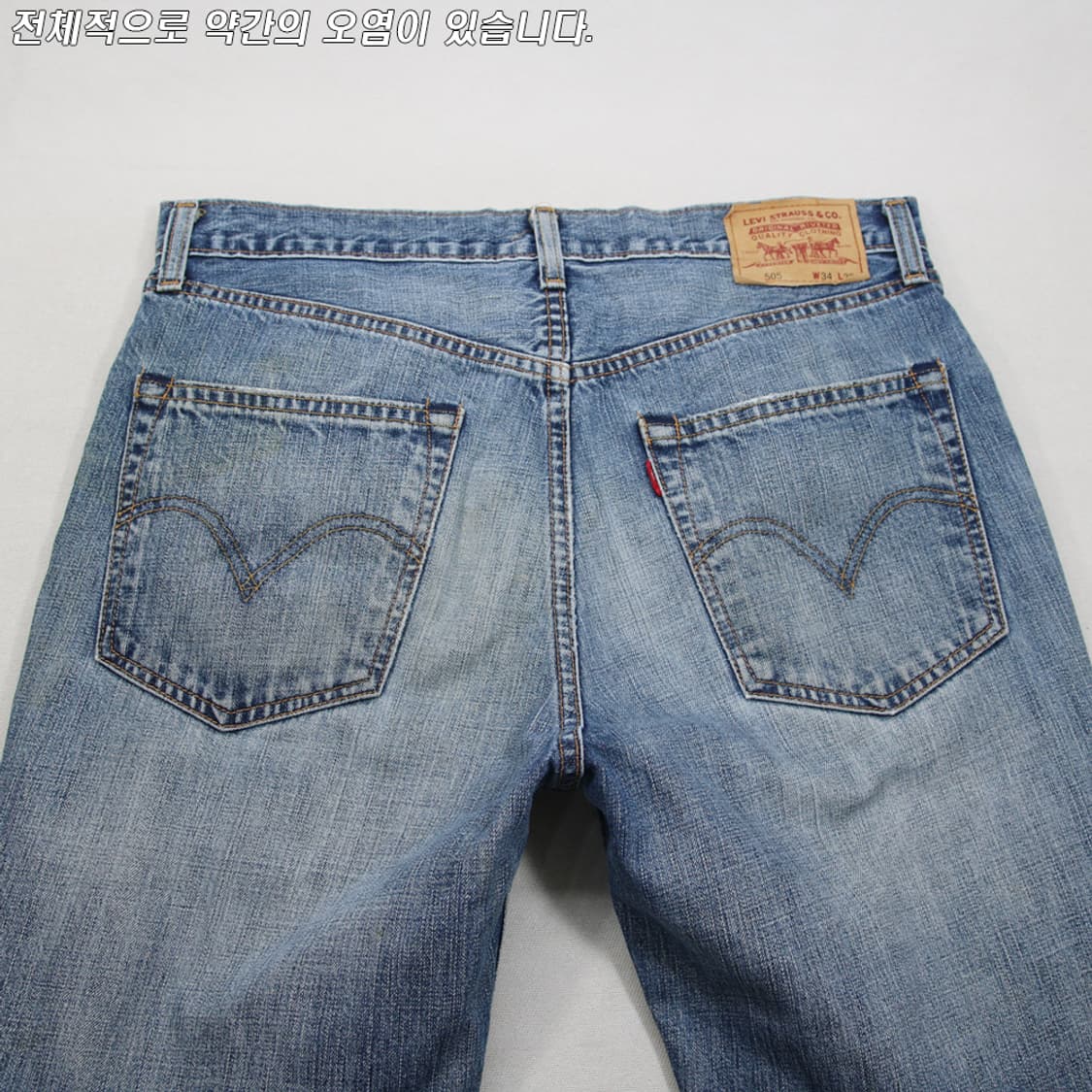 (착용컷) 리바이스 505 (남성용 33.5) 상품이미지8