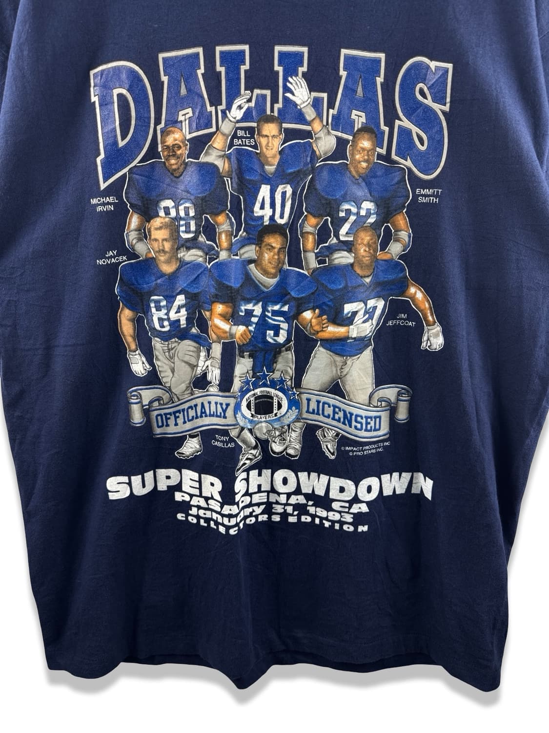 90S 미국제조 댈러스 카우보이 싱글스티치 티2295 상품이미지4