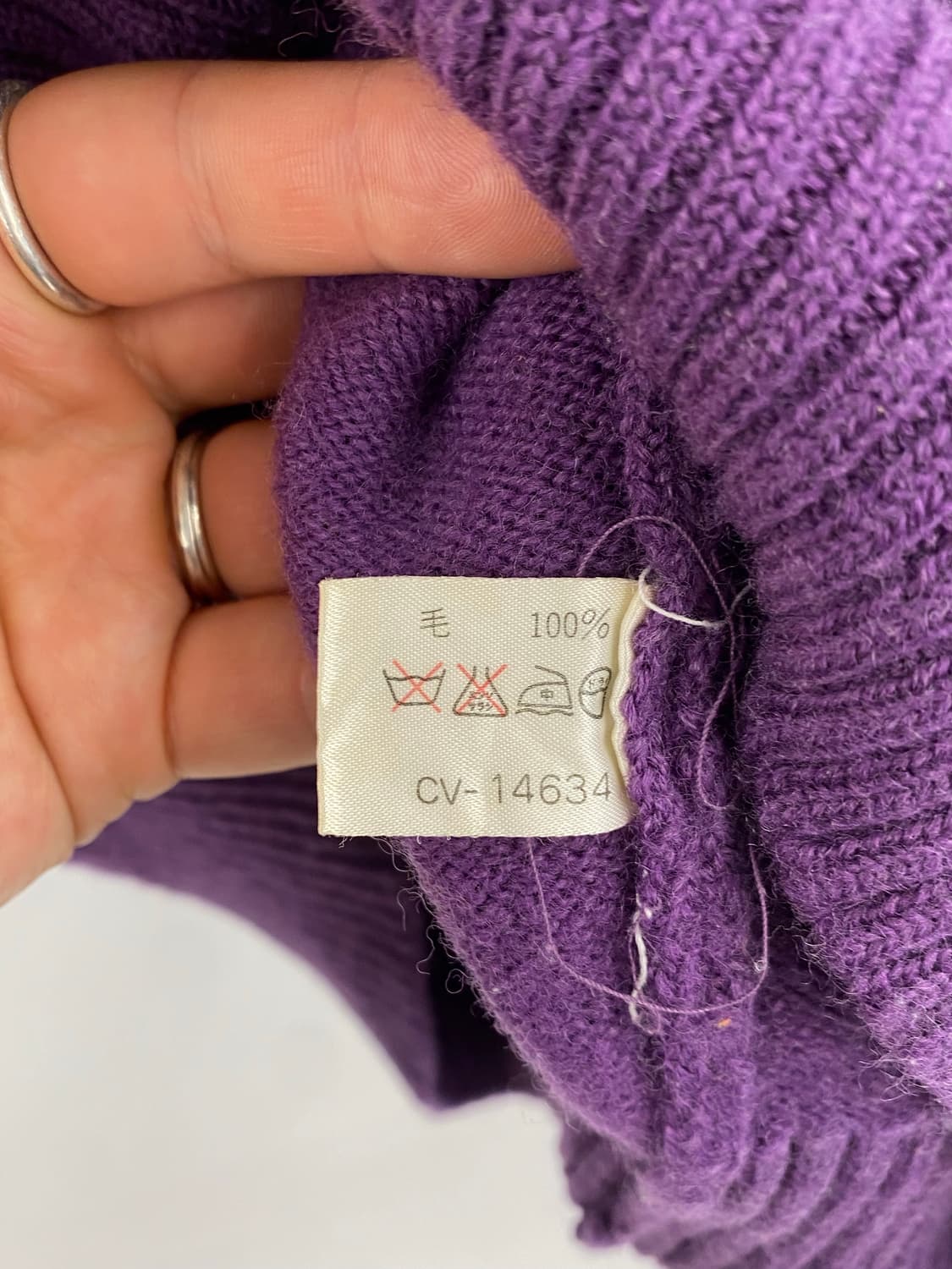 [M] 90s CVQ PER UOMO 자수 디테일 니트 상품이미지7