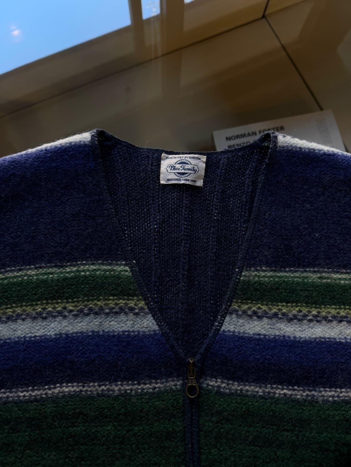 베네통 셔틀랜드울 니트 베스트 100 상품이미지5