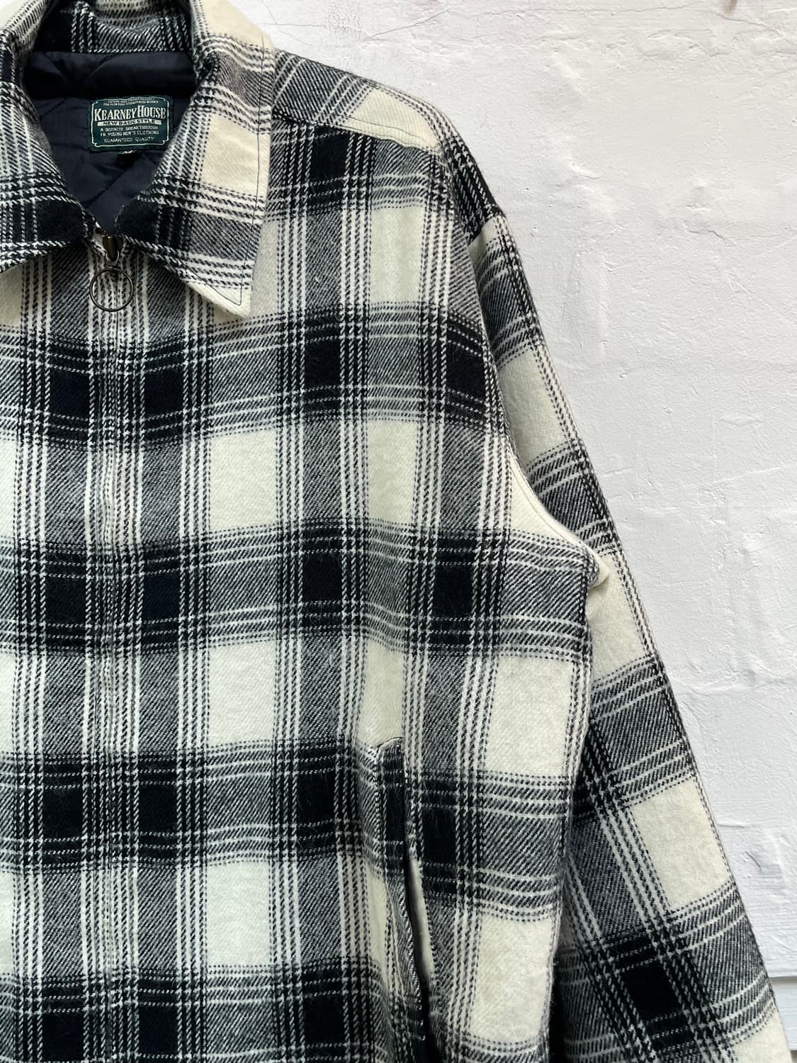 Kearney House 플란넬 울 지퍼 자켓 M 상품이미지3
