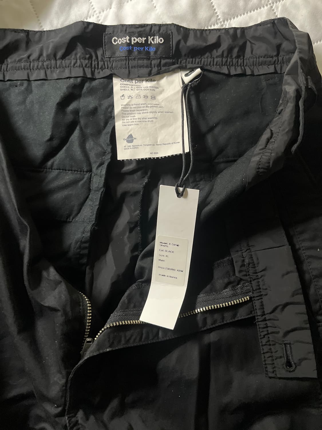 코스트퍼킬로 X-STRAP SHORTS BLACK  XL 상품이미지4