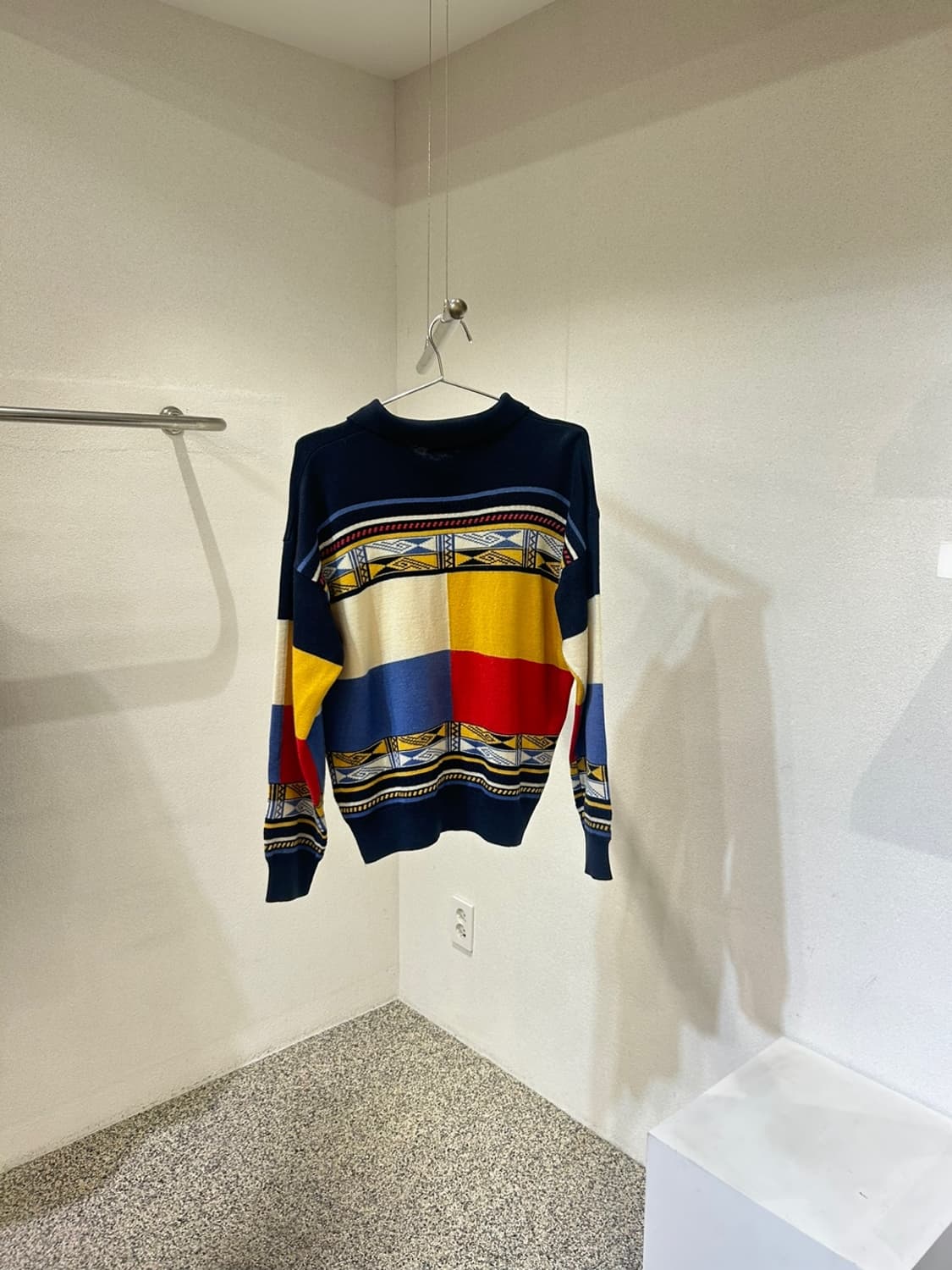 미쏘니 멀티컬러 패턴 니트 상품이미지2