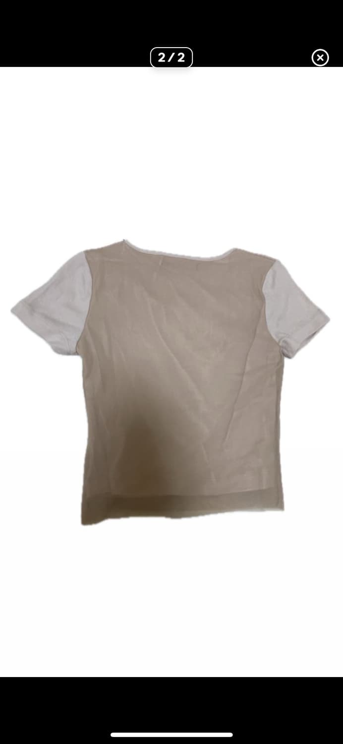 미스치프 시어 매쉬 탑 라이트 베이지 s(택 있음) 상품이미지2