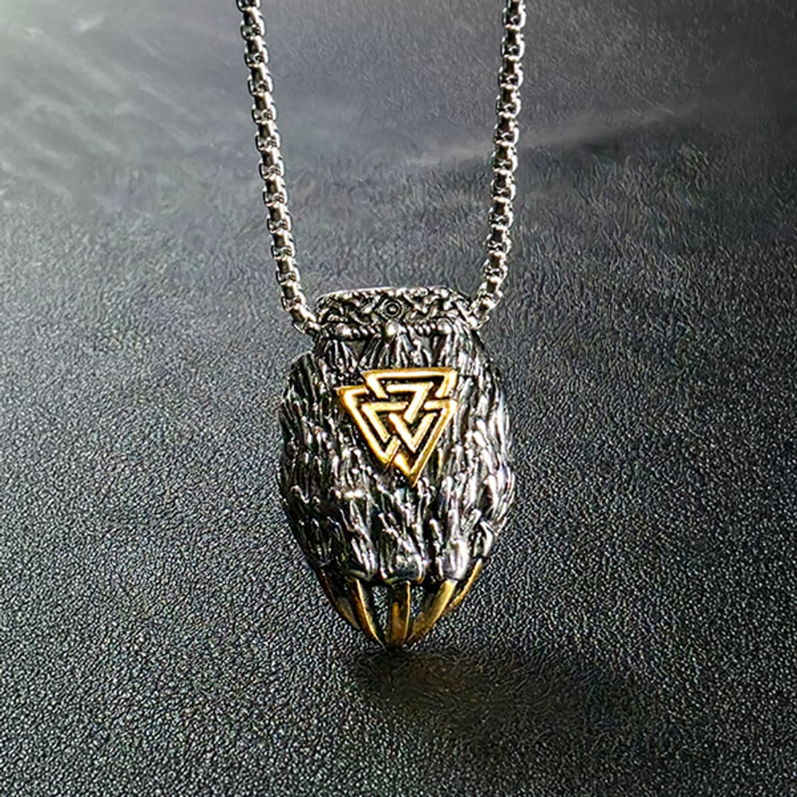 Vargr 티타늄 펜던트 빈티지 엔틱 곰 북유럽 바이킹 남자 목걸이 상품이미지8