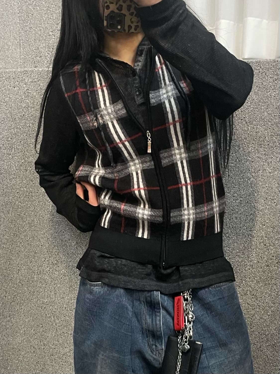 Burberry Nova Check Knit Vest 상품이미지1