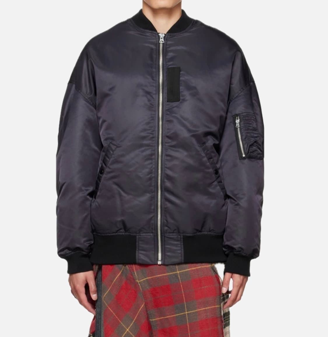 R13 zip out bomber black 알써틴 봄버자켓 상품이미지3