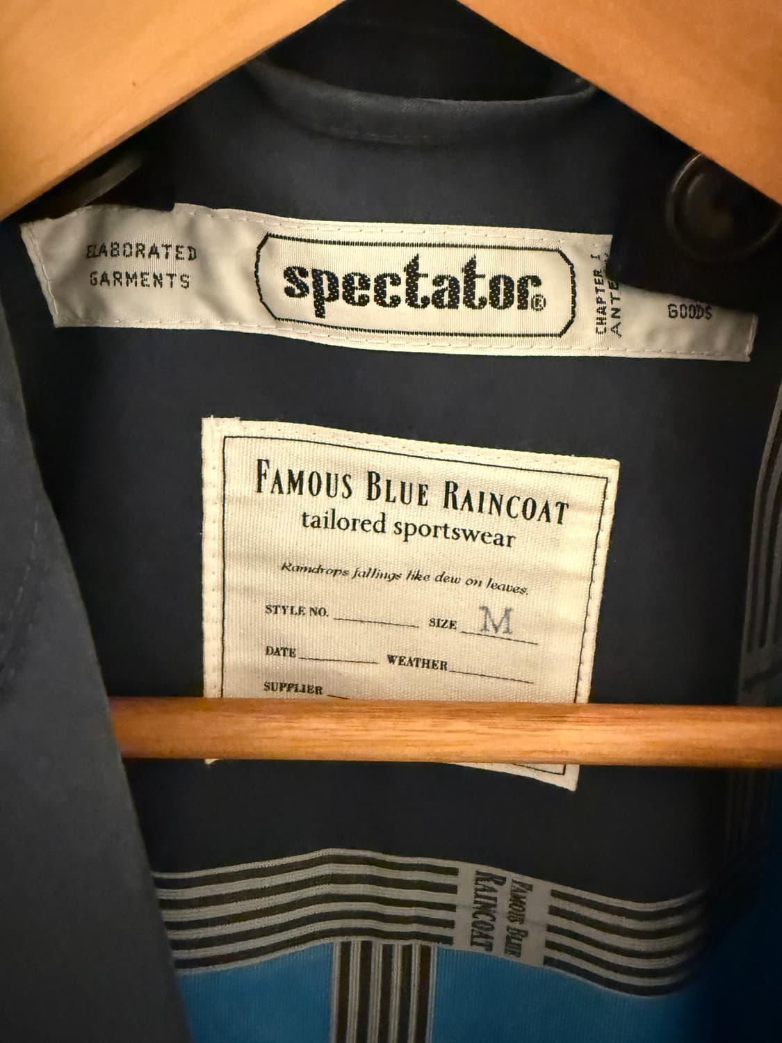 spectator 스펙테이터 레인코트 상품이미지8