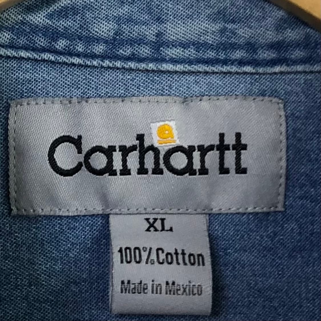 Xxl 칼하트 데님 셔츠 상품이미지3