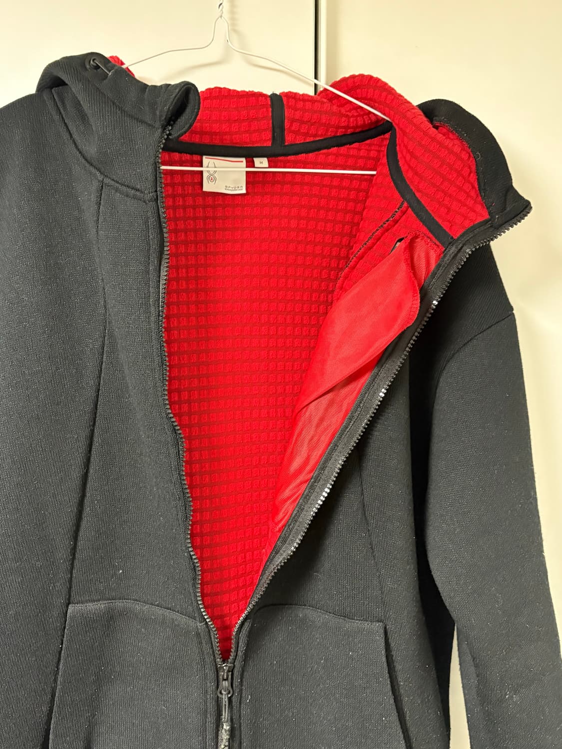 [정품] 스파이더(SPYDER) 기능성 후드 집업 / M(90) / 블랙 상품이미지2