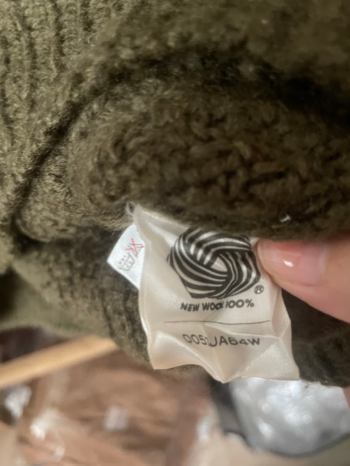 모리걸 빈티지 말차 폼폼이 울 니트 💚🍵 상품이미지4