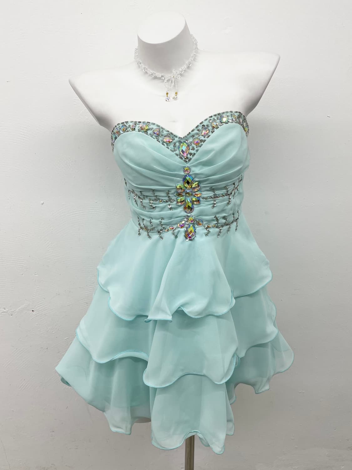 민트페어리 쥬얼 시어 원피스 상품이미지1