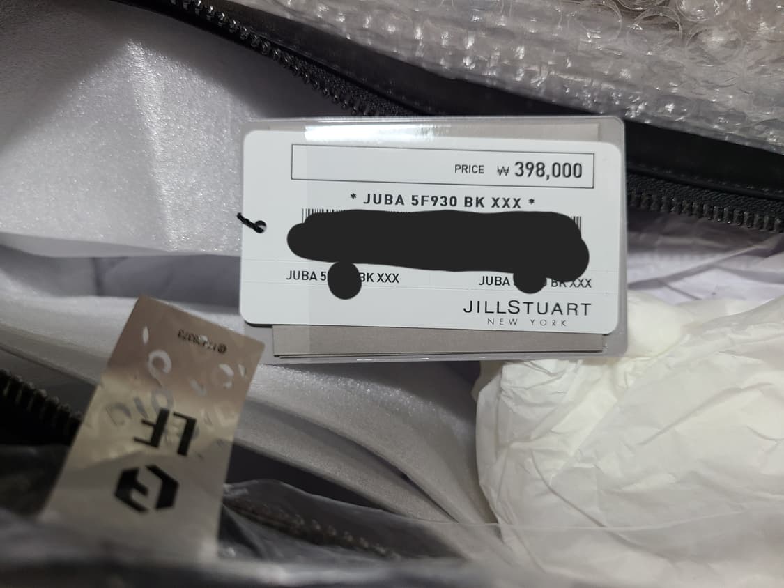 [질스튜어트X삭형] 블랙 가죽 2WAY 숄더백 (카드지갑 포함) 상품이미지8